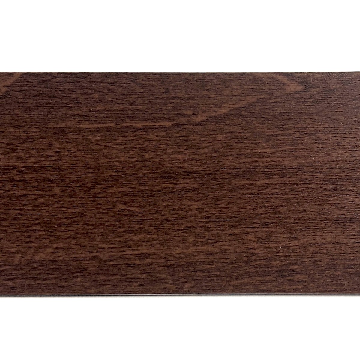 Dark Walnut 2" Real Wood blinds finish swatch
